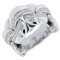 Anello Chimento Donna Infinity in Oro bianco Diamante 0.54 Ct 1A07991B15140-14